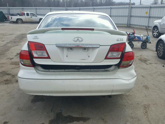 JNKDA31AX4T212477 - 2004 INFINITI I35 WHITE photo 9