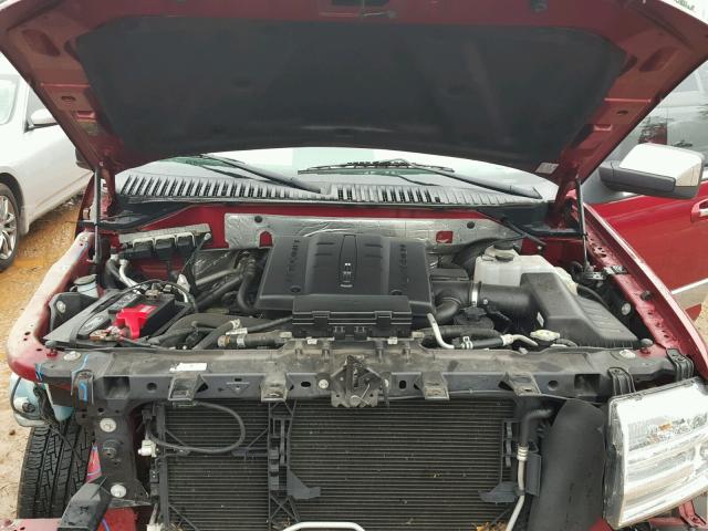 5LMJJ2H5XEEL03609 - 2014 LINCOLN NAVIGATOR RED photo 7