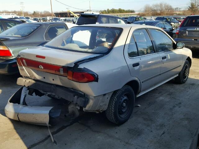 3N1AB41D6VL015347 - 1997 NISSAN SENTRA XE GOLD photo 4