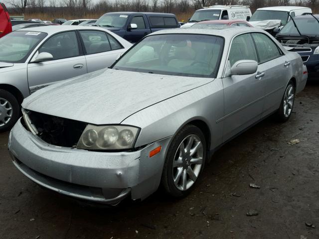 JNKAY41E73M005593 - 2003 INFINITI M45 SILVER photo 2