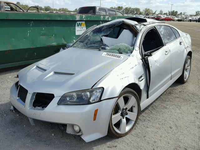 6G2EC57Y19L306309 - 2009 PONTIAC G8 GT SILVER photo 2