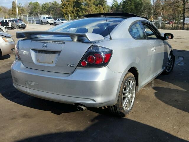 JTKDE167580235883 - 2008 SCION TC SILVER photo 4