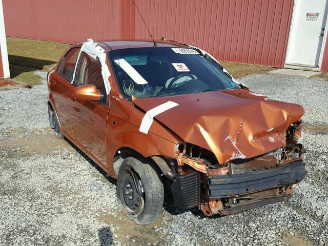 KL1TD56666B556120 - 2006 CHEVROLET AVEO BASE ORANGE photo 1