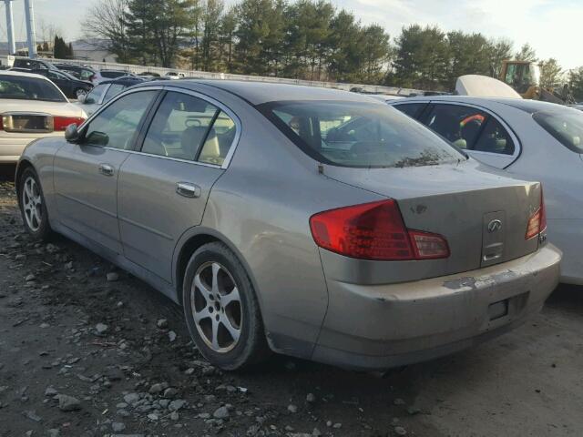 JNKCV51E23M017528 - 2003 INFINITI G35 BEIGE photo 3