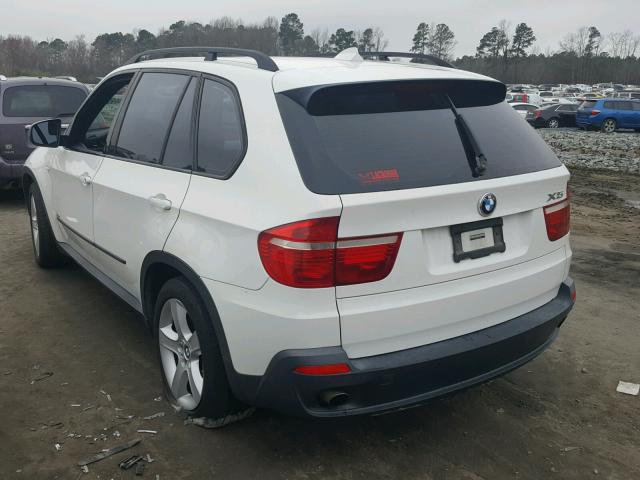 5UXFE435X7L011136 - 2007 BMW X5 3.0I WHITE photo 3