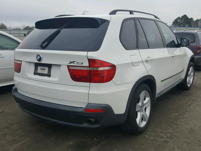 5UXFE435X7L011136 - 2007 BMW X5 3.0I WHITE photo 4