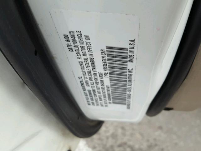 4S3BH686017601401 - 2001 SUBARU LEGACY OUT WHITE photo 10