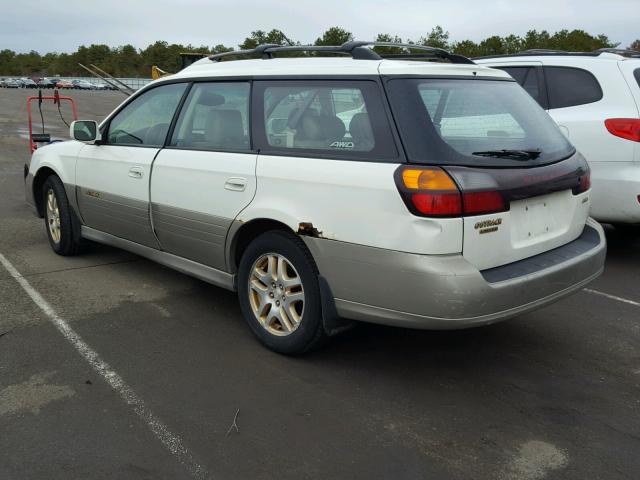 4S3BH686017601401 - 2001 SUBARU LEGACY OUT WHITE photo 3