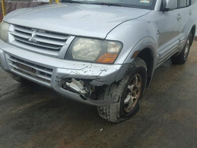 JA4MW51R42J069565 - 2002 MITSUBISHI MONTERO LI SILVER photo 9