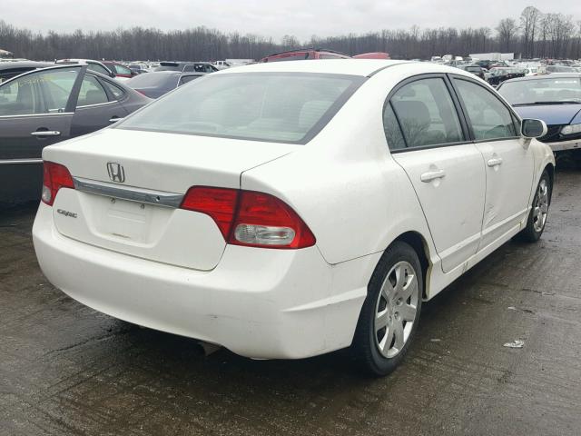 2HGFA1F58AH537715 - 2010 HONDA CIVIC LX WHITE photo 4