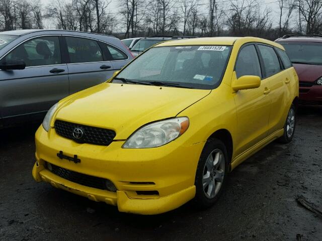 2T1KR32E04C219092 - 2004 TOYOTA COROLLA MA YELLOW photo 2