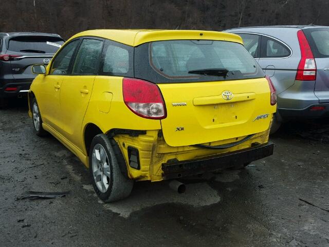 2T1KR32E04C219092 - 2004 TOYOTA COROLLA MA YELLOW photo 3