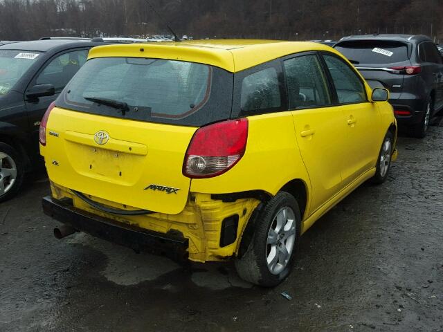 2T1KR32E04C219092 - 2004 TOYOTA COROLLA MA YELLOW photo 4