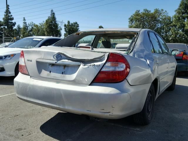 4T1BE32K03U743972 - 2003 TOYOTA CAMRY LE SILVER photo 4