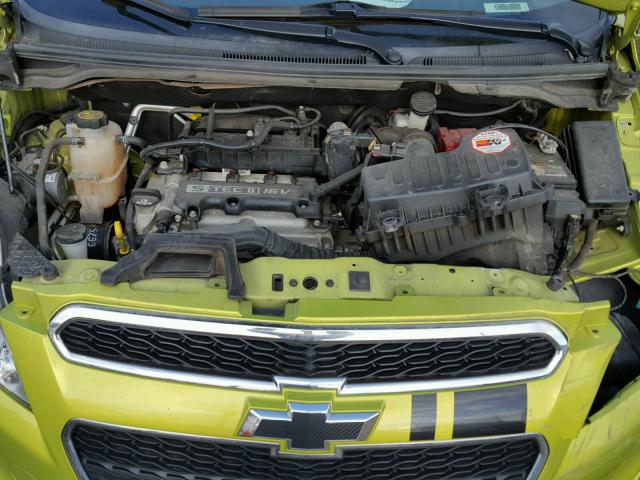 KL8CD6S90DC501578 - 2013 CHEVROLET SPARK 1LT Зеленый фото 7