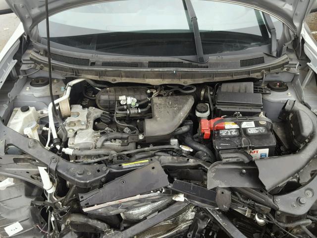 JN8AS5MT7BW574227 - 2011 NISSAN ROGUE S GRAY photo 7