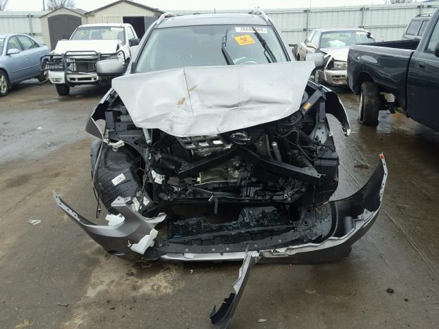 JN8AS5MT7BW574227 - 2011 NISSAN ROGUE S GRAY photo 9