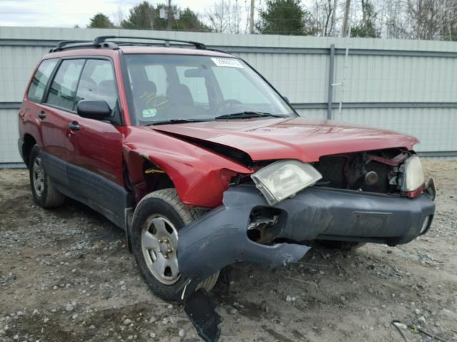 JF1SF63571G719455 - 2001 SUBARU FORESTER L RED photo 1