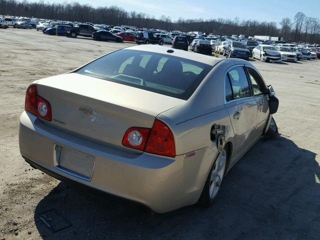 1G1ZB5EB8AF144461 - 2010 CHEVROLET MALIBU LS ოქროსფერი ფოტო 4
