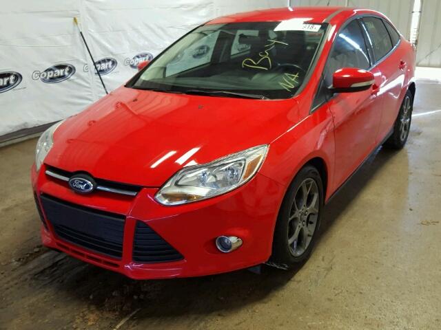 1FADP3F29DL280535 - 2013 FORD FOCUS SE RED photo 2