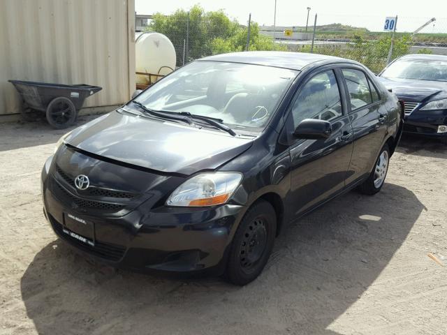 JTDBT923971173256 - 2007 TOYOTA YARIS BLACK photo 2