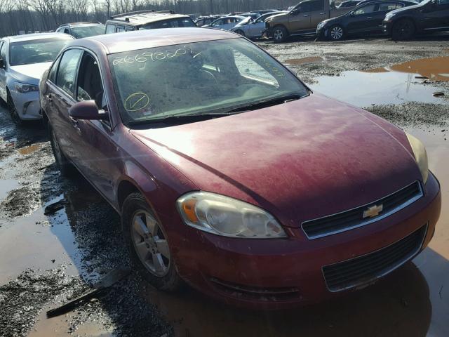 2G1WT58K069280563 - 2006 CHEVROLET IMPALA LT BURGUNDY photo 1