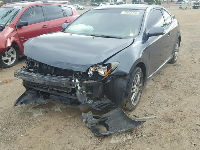 JTKDE177060142619 - 2006 TOYOTA SCION TC CHARCOAL photo 2