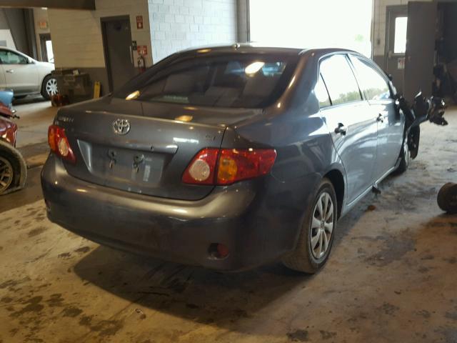 2T1BU4EE6AC195974 - 2010 TOYOTA COROLLA BA GRAY photo 4