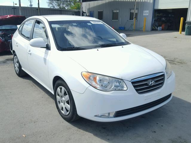 KMHDU46D19U591478 - 2009 HYUNDAI ELANTRA GL WHITE photo 1