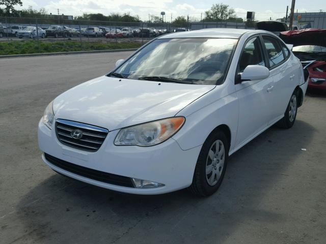 KMHDU46D19U591478 - 2009 HYUNDAI ELANTRA GL WHITE photo 2