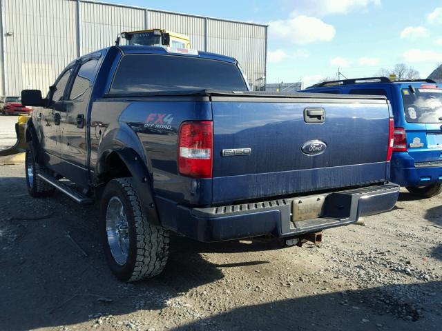 1FTPW14578FC15313 - 2008 FORD F150 SUPER BLUE photo 3