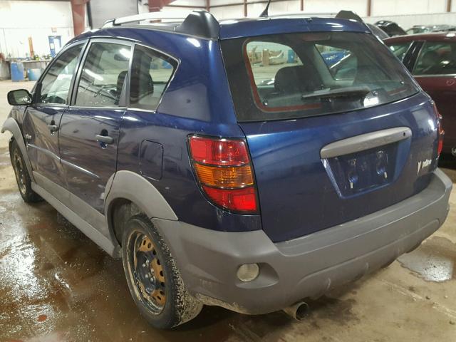 5Y2SL65838Z417122 - 2008 PONTIAC VIBE BLUE photo 3