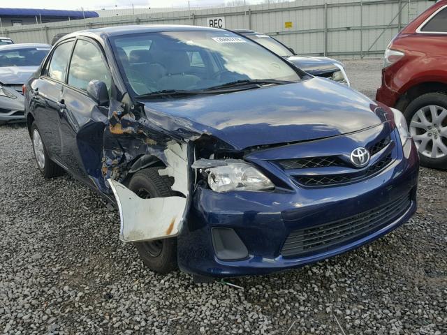 2T1BU4EE7DC127221 - 2013 TOYOTA COROLLA BA BLUE photo 1