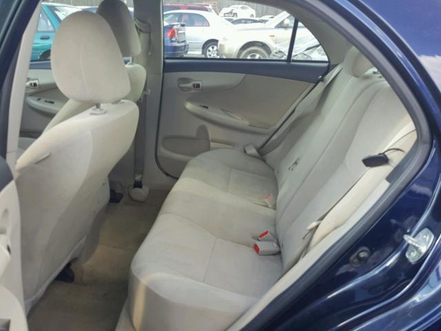 2T1BU4EE7DC127221 - 2013 TOYOTA COROLLA BA BLUE photo 6