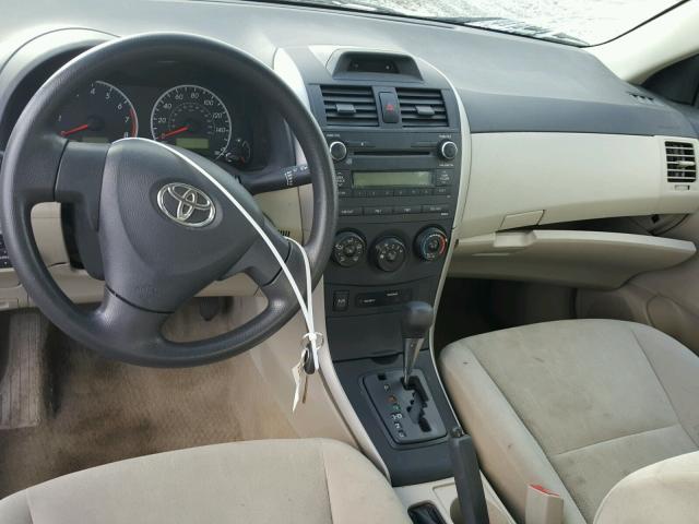 2T1BU4EE7DC127221 - 2013 TOYOTA COROLLA BA BLUE photo 9