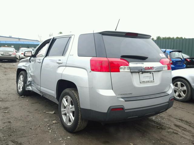 2GKALMEK7E6123083 - 2014 GMC TERRAIN SL SILVER photo 3