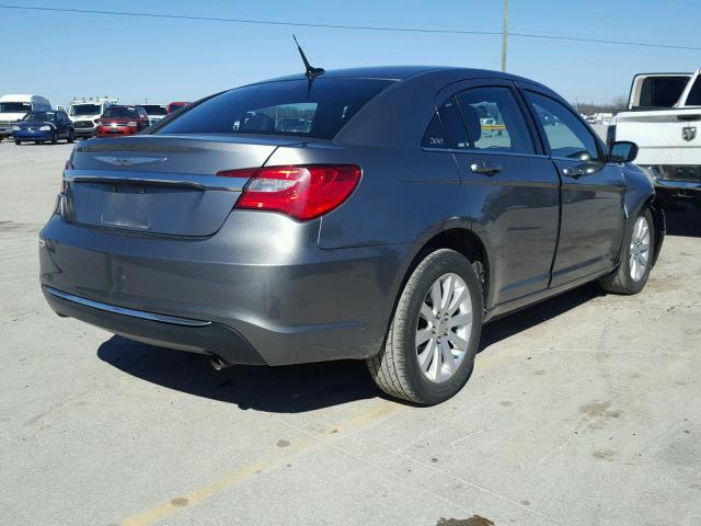 1C3CCBBB5CN104901 - 2012 CHRYSLER 200 TOURIN GRAY photo 4