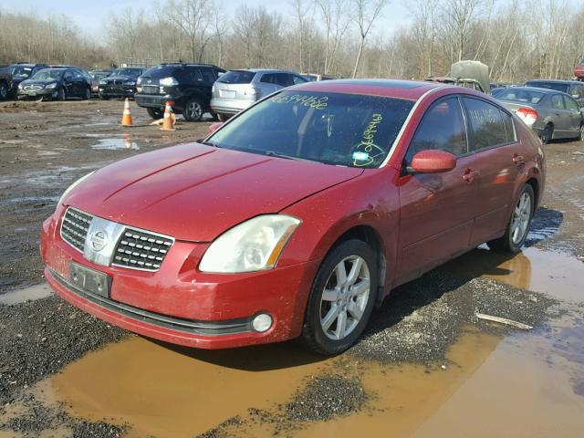 1N4BA41E15C831557 - 2005 NISSAN MAXIMA SE BURGUNDY photo 2