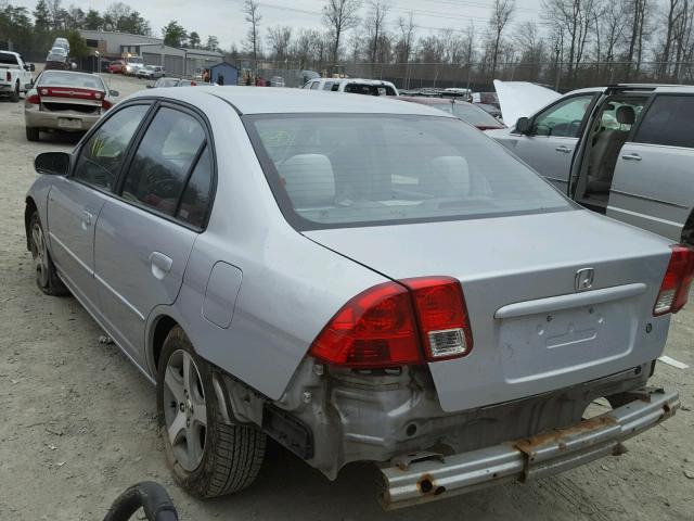 2HGES25714H602751 - 2004 HONDA CIVIC EX SILVER photo 3