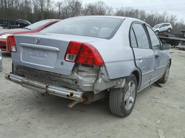 2HGES25714H602751 - 2004 HONDA CIVIC EX ვერცხლისფერი ფოტო 4