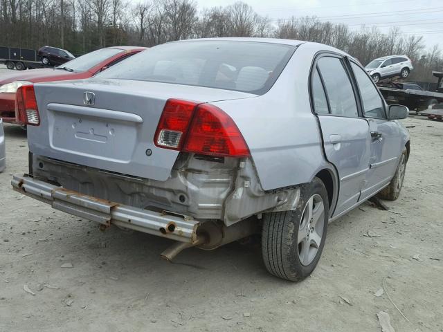 2HGES25714H602751 - 2004 HONDA CIVIC EX SILVER photo 4