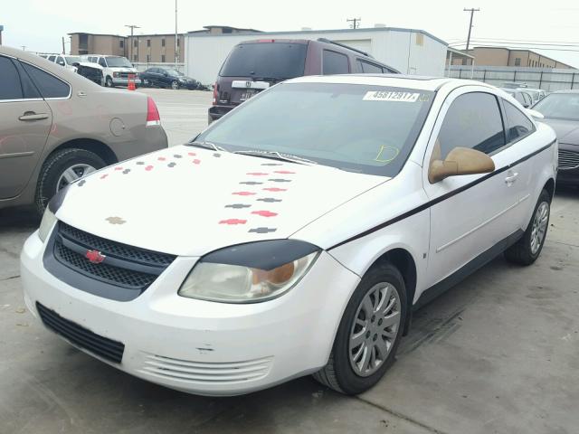 1G1AL18F587309355 - 2008 CHEVROLET COBALT LT WHITE photo 2