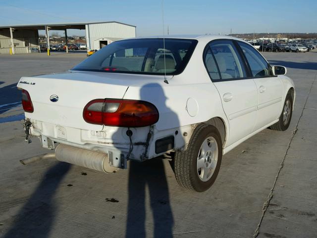 1G1NE52JX3M643696 - 2003 CHEVROLET MALIBU LS 白色 照片 4