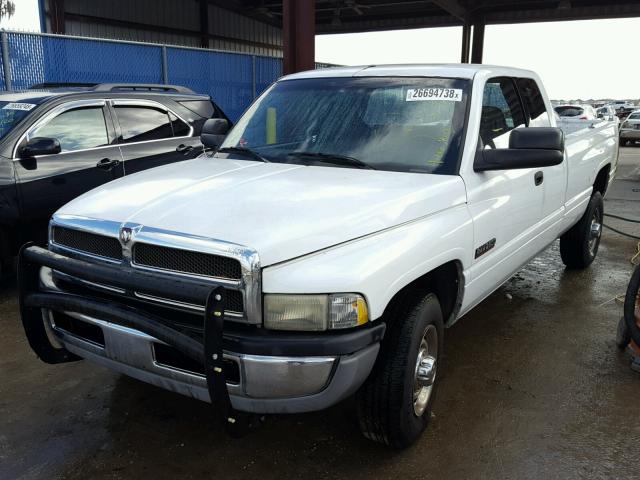 3B7KC23621G750167 - 2001 DODGE RAM 2500 WHITE photo 2