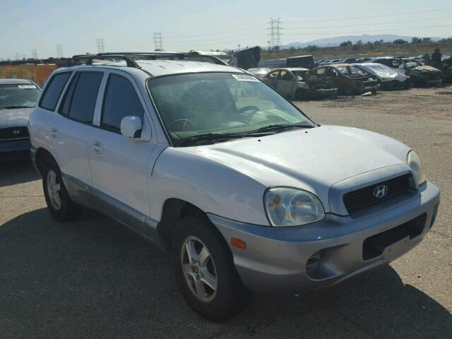 KM8SB12B54U791207 - 2004 HYUNDAI SANTA FE G WHITE photo 1