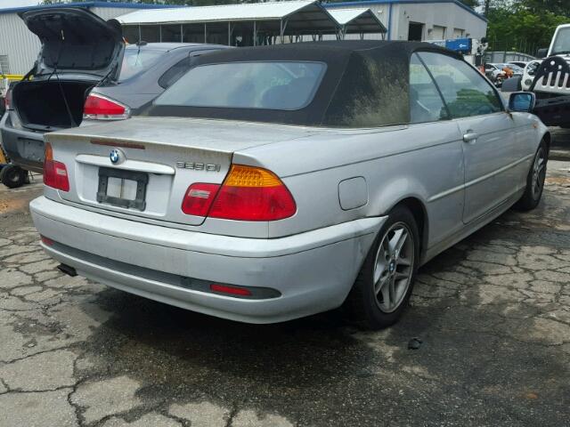 WBABW33454PL27639 - 2004 BMW 325 CI SILVER photo 4