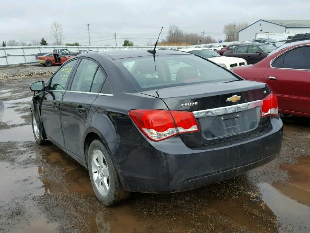 1G1PC5SB8E7367463 - 2014 CHEVROLET CRUZE LT BLACK photo 3