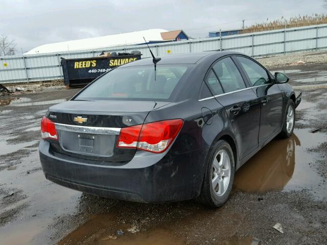 1G1PC5SB8E7367463 - 2014 CHEVROLET CRUZE LT BLACK photo 4