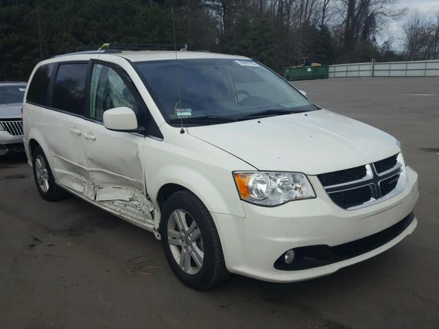 2C4RDGDG9DR567427 - 2013 DODGE GRAND CARA WHITE photo 1