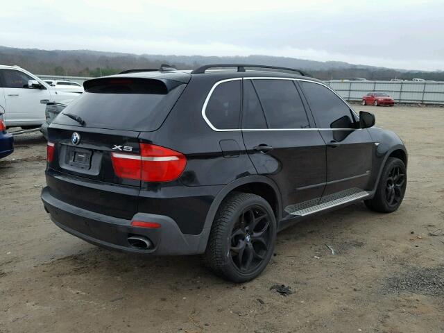 5UXFE83517LZ40445 - 2007 BMW X5 4.8I BLACK photo 4